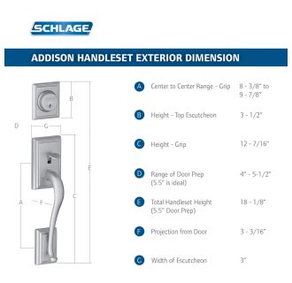 A thumbnail of the Schlage F62-ADD-FLA-LH Schlage F62-ADD-FLA-LH