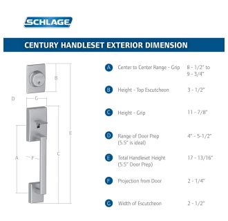 A thumbnail of the Schlage F62-CEN-PLY Schlage F62-CEN-PLY