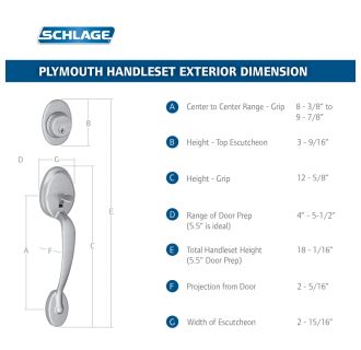 A thumbnail of the Schlage F62-PLY-ACC-LH Schlage F62-PLY-ACC-LH