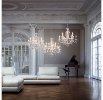 Schonbek 3610 40S 25 Light Chandelier Sterling Silver