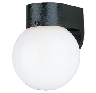 A thumbnail of the Sea Gull Lighting 8753 Shown in Black / White Glass