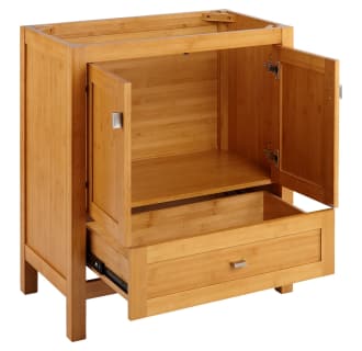 A thumbnail of the Signature Hardware 941077-R Signature Hardware-941077-R-Opened Vanity Base Only at Angle