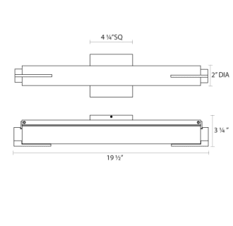 A thumbnail of the Sonneman 2430-ST Sonneman 2430-ST Line Drawing