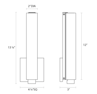 A thumbnail of the Sonneman 2440-DT 2440-DT Line Drawing