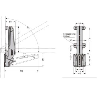 A thumbnail of the Sugatsune ARN-2-M-S Alternate Image