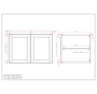 A thumbnail of the Sunny Wood ESW3624-24-A Dimensions