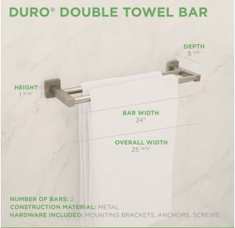A thumbnail of the Symmons 363DTB-24 Duro Towel Bar Brushed