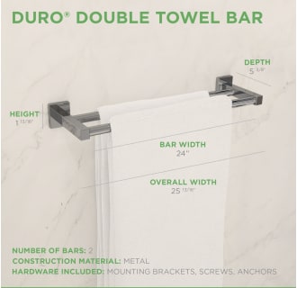 A thumbnail of the Symmons 363DTB-24 Duro Towel Bar Dimensions