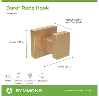 A thumbnail of the Symmons 363RH Alternate Image