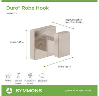 A thumbnail of the Symmons 363RH Alternate Image