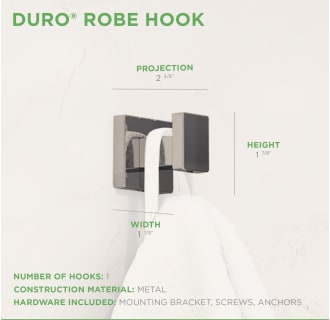 A thumbnail of the Symmons 363RH Duro Robe Hook Dimensions