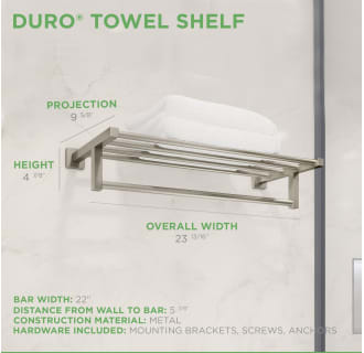 A thumbnail of the Symmons 363TS-22 Duro Towel Shelf Brushed