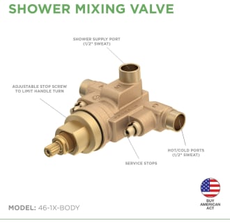A thumbnail of the Symmons 46-1X-BODY Shower Valve