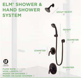 A thumbnail of the Symmons 5505 Elm Shower System Bronze