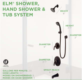 A thumbnail of the Symmons 5506 Elm Shower System Bronze