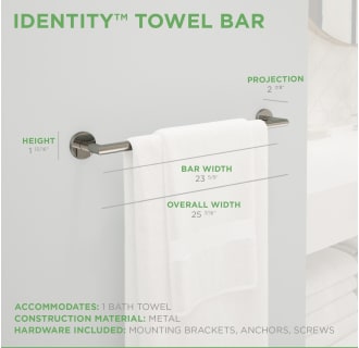 A thumbnail of the Symmons 673TB-24 Identity Towel Bar Dimensions