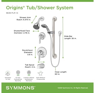 A thumbnail of the Symmons 9606-PLR-1.5 Alternate Image
