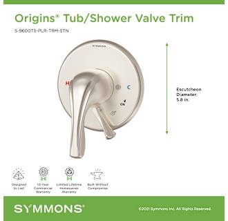 A thumbnail of the Symmons S-9600TS-PLR-TRM Alternate Image