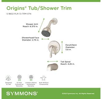 A thumbnail of the Symmons S-9602-PLR-1.5-TRM Alternate Image