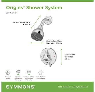 A thumbnail of the Symmons S9601XPRP Alternate Image
