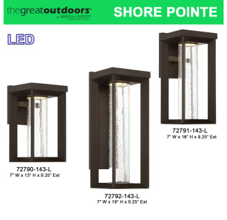 A thumbnail of the The Great Outdoors 72790-L Shore Pointe Sconce Collection