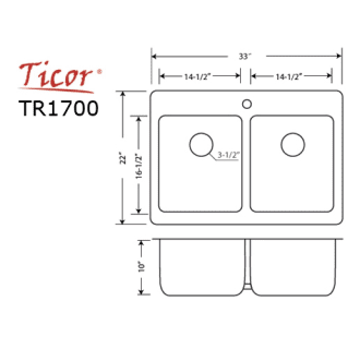 A thumbnail of the Ticor TR1700 Dimensions