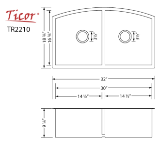 A thumbnail of the Ticor TR2210 Dimensions
