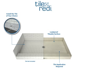 A thumbnail of the Tile Redi P3048LDR-PVC-13x6-4.5-4.5 Alternate Image