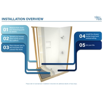 A thumbnail of the Tile Redi P4848CDTPVC Alternate Image