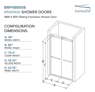 A thumbnail of the Transolid BRP488008F-S Alternate Image