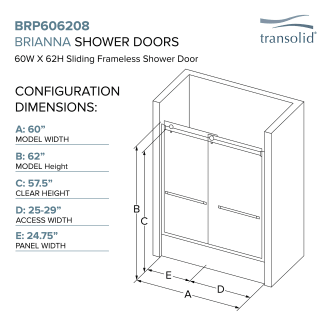 A thumbnail of the Transolid BRP606208F-J Alternate Image