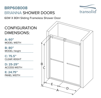 A thumbnail of the Transolid BRP608008C-S Alternate Image