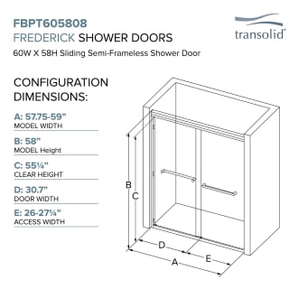 A thumbnail of the Transolid FBPT605808C-T Alternate Image