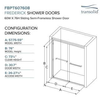 A thumbnail of the Transolid FBPT607608F-R Alternate Image