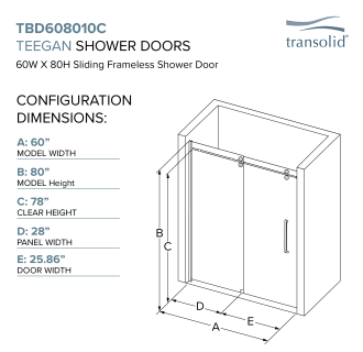 A thumbnail of the Transolid TBD608010C-S Alternate Image