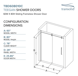 A thumbnail of the Transolid TPBT608010C-S Alternate Image