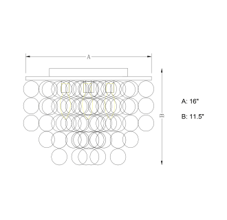 A thumbnail of the Vaxcel Lighting C0171 Line Drawing