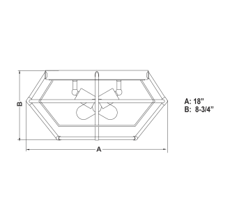 A thumbnail of the Vaxcel Lighting C0241 Line Drawing