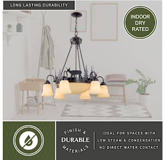A thumbnail of the Vaxcel Lighting CH55406BBZ Alternate Image