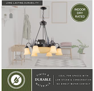 A thumbnail of the Vaxcel Lighting CH55706BBZ Alternate Image