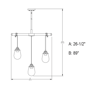 A thumbnail of the Vaxcel Lighting H0184 Line Drawing