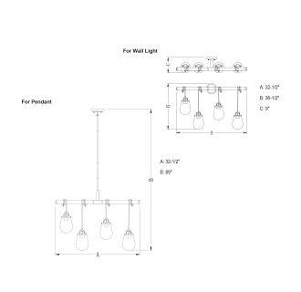A thumbnail of the Vaxcel Lighting P0234 Line Drawing