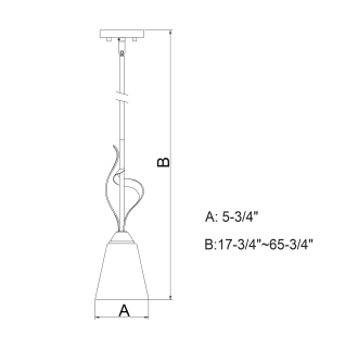 A thumbnail of the Vaxcel Lighting P0236 Line Drawing