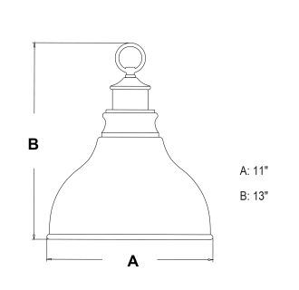 A thumbnail of the Vaxcel Lighting T0317 Line Drawing