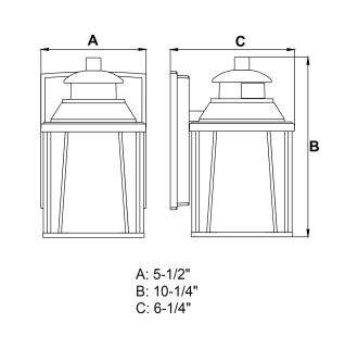 A thumbnail of the Vaxcel Lighting T0321 Line Drawing