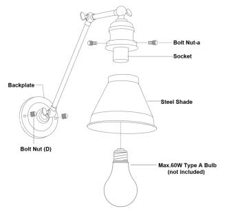 A thumbnail of the Vaxcel Lighting W0399 Alternate Image