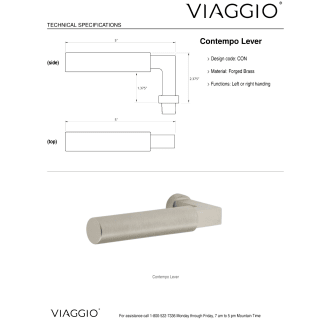 A thumbnail of the Viaggio CLOCON-STH_COMBO_238_LH Handle - Lever Details