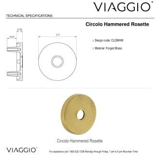 A thumbnail of the Viaggio CLOMHMBLL_COMBO_238_LH Backplate Details