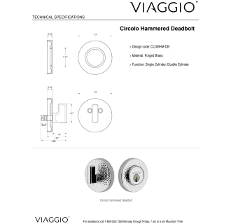 A thumbnail of the Viaggio CLOMHMQDC_COMBO_238 Deadbolt Details