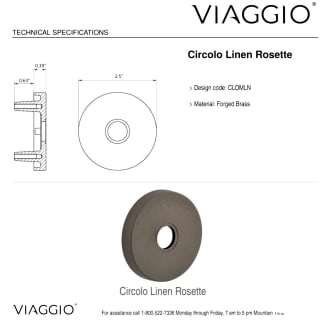 A thumbnail of the Viaggio CLOMLNBRZ_COMBO_238_RH Backplate Details